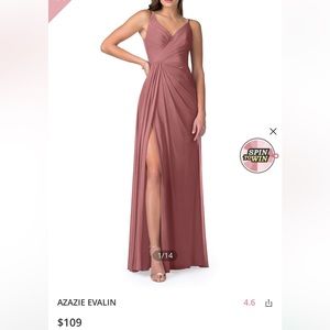 Bridesmaid dress (Evalin) in “Desert Rose” color Will come with garmet bag